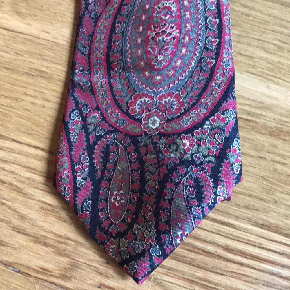 Liberty London silk paisley tie